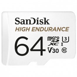 SDSQQNR-064G-GN6IA, SanDisk High Endurance microSDXC Card  SQQNR 64G