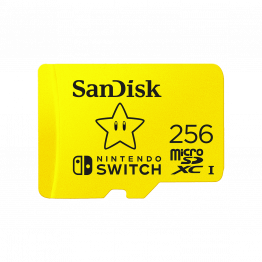 SDSQXAO-256G-GNCZN, SanDisk and Nintendo Cobranded microSDXC  SQXAO